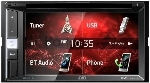 Автомагнитола JVC KW-V250BTM, 2 DIN, 6.2", CD, Bluetooth, USB Type-A, AUX, CarPlay
