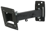 Кронштейн Kromax OPTIMA-103 черный, 10"-28", max 25 кг, настенный, VESA 100x100 мм