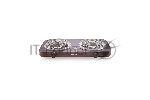 Плита настольная электрическая Centek CT-1509 Siberia коричневый, 2 кВт, ТЭН, конфорки - 2, эмаль, поворотные переключатели