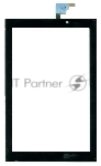 Сенсорное стекло (тачскрин) для HP Slate 7 3G, черное
