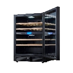 Винный шкаф встраиваемый Cellar Private CP043-2TBH чёрный, 129 л, 2 отсека, 43 бут., вид 5
