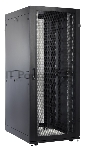 Шкаф серверныйЦМО! ПРОФ напольный 42U (800x1200) дверь перфорированная 2 шт., цвет черный, в сборе (ШТК-СП-42.8.12-44АА-9005)