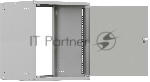 Шкаф коммутационный NTSS LIME (NTSS-WL9U5545GS) настенный 9U 550x450 мм пер. дв. стекл несъемн. бок. пан. 30 кг серый 110 град.