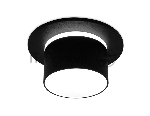 Светильник Ambrella light TN323 SBK черный песок GU5.3 D98*60