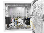 Шкаф ЭКОНОМ уличный всепогодный настенный укомплектованный (В600 Ш600 Г300), комплектация T2-IP65, вид 6