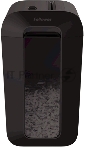 Шредер Fellowes PowerShred LX65 черный (секр.P-4)/перекрестный/10лист./22лтр./скрепки/скобы/пл.карты