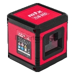 Лазерный уровень XQB RED Basic SET, 10 м, красный луч, батарейки, резьба 1/4"  MTX