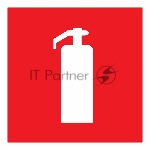Наклейка знак пожарной безопасности Rexant 56-0050 "Огнетушитель" 100*100 мм