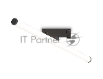 Трековый светильник GL2375 BK черный IP20 20W 3CCT 3000-6400K 48V 600*25*73