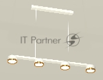 Светильник Ambrella light XB9151152/4 SWH/PYG белый песок/золото желтое полированное GX53 (C9151, N8124)