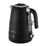 Чайник электрический Kitfort KT-6121-1 1.7 л, 2200 Вт, черный (корпус: нержавеющая сталь/пластик)