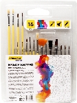 Набор кистей Silwerhof Color (набор 15шт) пони круглая №1,2,3,4,5/плоская №1/2, 1/4, 4/круглая №3,5/плоская №1/2, 4, 8/синтетика веерная №4, вид 10
