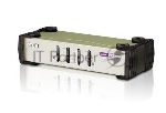 Переключатель ATEN CS84U(-AT) 4-портовый KVM-переключатель {1 user(HDB15(SVGA Female)+KBD(PS/2)+MOUSE(PS/2), KVM-порты: SPHD18(Female). В комплекте: кабели KVM (2L-5201P)-4шт. Не требует внешнего питания}