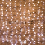 Гирлянда Neon-night "Светодиодный дождь" 2х3 м, свечение с динамикой, прозрачный провод, 230 В, цвет белый