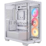 Корпус без блока питания/ Case Corsair 3500X RS-R ARGB, Midi-Tower, TG, 3x120mm ARGB, 2xUSB-A 3.2, 1xUSB 3.2 Type-C, E-ATX, ATX, mATX, mITX White