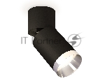 Светильник Ambrella Light XM6313042 SBK/BK/PSL черный песок/черный/серебро полированное MR16 GU5.3 (A2221, C6313, N6132)