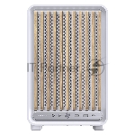 Корпус без блока питания Case JONSBO D33 WOOD, Mini-Tower, TG, no fan, 2xUSB-A 3.0 + 1xUSB-C 3.2, mATX, mITX White