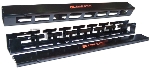 Органайзер LANMASTER (LAN-ORG/CV-1U) кабельный 19" c крышкой. 1U