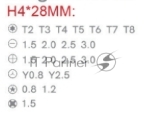 Отвертка с набором бит Jakemy JM-8170