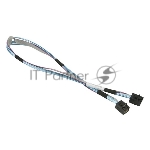 Internal Mini-SAS HD to Mini-SAS HD 50cm,30AWG,12Gb/s