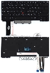 Клавиатура для ноутбука Lenovo IBM Thinkpad E14 черная с подсветкой