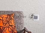 Розетка 2К+З немецкий стандарт 16А 250В с зарядным устройством USB C 1.5А 5В алюминий