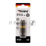 Бита для шуруповерта KRANZ PH2х50 мм (2 шт./уп.)