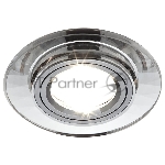 Встраиваемый точечный светильник Ambrella Light 8160 CL хром MR16 D95 mm