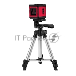 Лазерный уровень XQB RED Pro SET, 10 м, красный луч, батарейки, штатив  MTX