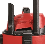 Строительный пылесос Einhell TC-VC 1825 (2342430) красный, 1250 Вт, уборка сухая/влажная, пылесборник мешок/контейнер, 25 л, вид 9