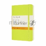 Блокнот Moleskine CLASSIC SOFT QP611C2 Pocket 90x140 мм, 192 страниц, линейка, мягкая обложка, лайм