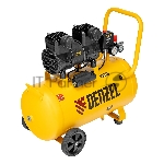 Компрессор безмасляный малошумный Denzel DLP-1500/50, 1,5 кВт, 50 л, 2850 об/мин, 250 л/мин