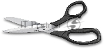 Ножницы Victorinox 8.1017.23 универсальные 220 мм ручки пластиковые асим. нержавеющая сталь черный европодвес