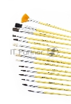 Набор кистей Silwerhof Color (набор 15шт) пони круглая №1,2,3,4,5/плоская №1/2, 1/4, 4/круглая №3,5/плоская №1/2, 4, 8/синтетика веерная №4, вид 6