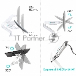 Кронштейн (держатель) ONKRON G80 для монитора 13"-32" дюймов настольный, белый