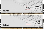 Оперативная память XPG Lancer, DDR5, 64GB (2x32GB), 6400MHz, CL32, DIMM, с радиаторами, RGB, белый, вид 6