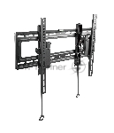 Универсальное наклонное настенное крепление Wize Pro T55X для 32"-80" дисплеев, Max VESA 600x400 мм, наклон +5/-12°, расстояние от стены 8-13,4 см, до 70 кг, черный