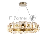 Светильник Ambrella light LH31027 BS/TI латунь/янтарь 72W 3000K D700*150