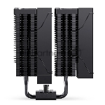 Кулер для процессора CPU Cooler JONSBO CA90 ARGB (270W, 4-pin PWM, 159mm, Al/Cu, 6x6mm, ARGB, 1x130mm + 1x120mm, 76.57CFM/69.61CFM, 31.4dBA/32.6dBA, 1800RPM/1800RPM, S: 1851/1700/1200/115X, AM4/AM5 Black)