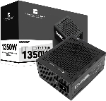 Блок питания Thermalright, 1350W 80+ Platinum (ATX, 3.0, PCIe 5.0, Full modular, 1x24(20+4)pin 600мм, 2xCPU 8(4+4)pin, 2xPCIe*2 8(6+2)pin, 2x12VHPWR PCIe 5.0 12+4pin 600мм, 6xSATA, 5xMOLEX4pin, Active, 120x120мм, 170x150x86мм, OPP, OVP, OTP, OCP, SCP, черный)