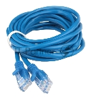 Патч-корд CCA light UTP Гарнизон PC-UTP-5e-3-B cat.5e, 3м, литой, многожильный синий
