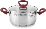 Кастрюля Rondell Heidi RDS-1113, 2.8л, 20 см, с крышкой, сталь