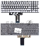 Клавиатура для ноутбука HP Pavilion 15-EG 15-EH серебристая