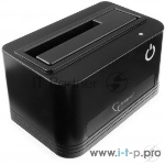 Докстанция 2.5""/3.5"" Gembird HD32-U3S-4, черный, USB 3.0, SATA, HDD/SSD