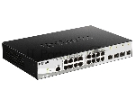 Управляемый коммутатор 2 уровня с 16 портами D-Link DGS-1210-20/ME/B1A 10/100/1000Base-T и 4 портами 1000Base-X SFP