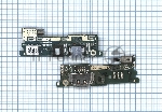Шлейф разъема питания с микрофоном для Sony Xperia XA1 Single SIM с IC G3116