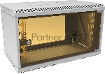 Шкаф коммутационный Suprlan (05-1060) настенный 6U 600x350 мм пер. дв. стекл направл. под закл. гайки 70 кг RAL 7035 285 мм 13.3 кг 360 мм