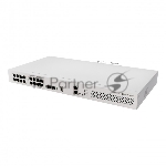Коммутатор MikroTik CRS418-8P-8G-2S+RM, 17×1 Гбит/с (8×PoE) + 2×10 Гбит/с SFP+, управляемый