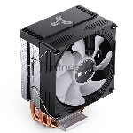 Кулер для процессора CPU Cooler JONSBO CR-1300 EVO Color (160W, 4-pin PWM, 128mm, Al/Cu, 4x6mm, ARGB, 1x90mm, 42CFM, 28.2dBA, 2000RPM, S: 1851/1700/1200/115X, AM4/AM5 Black)