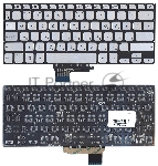Клавиатура для ноутбука Asus VivoBook S430FA X430 серебристая